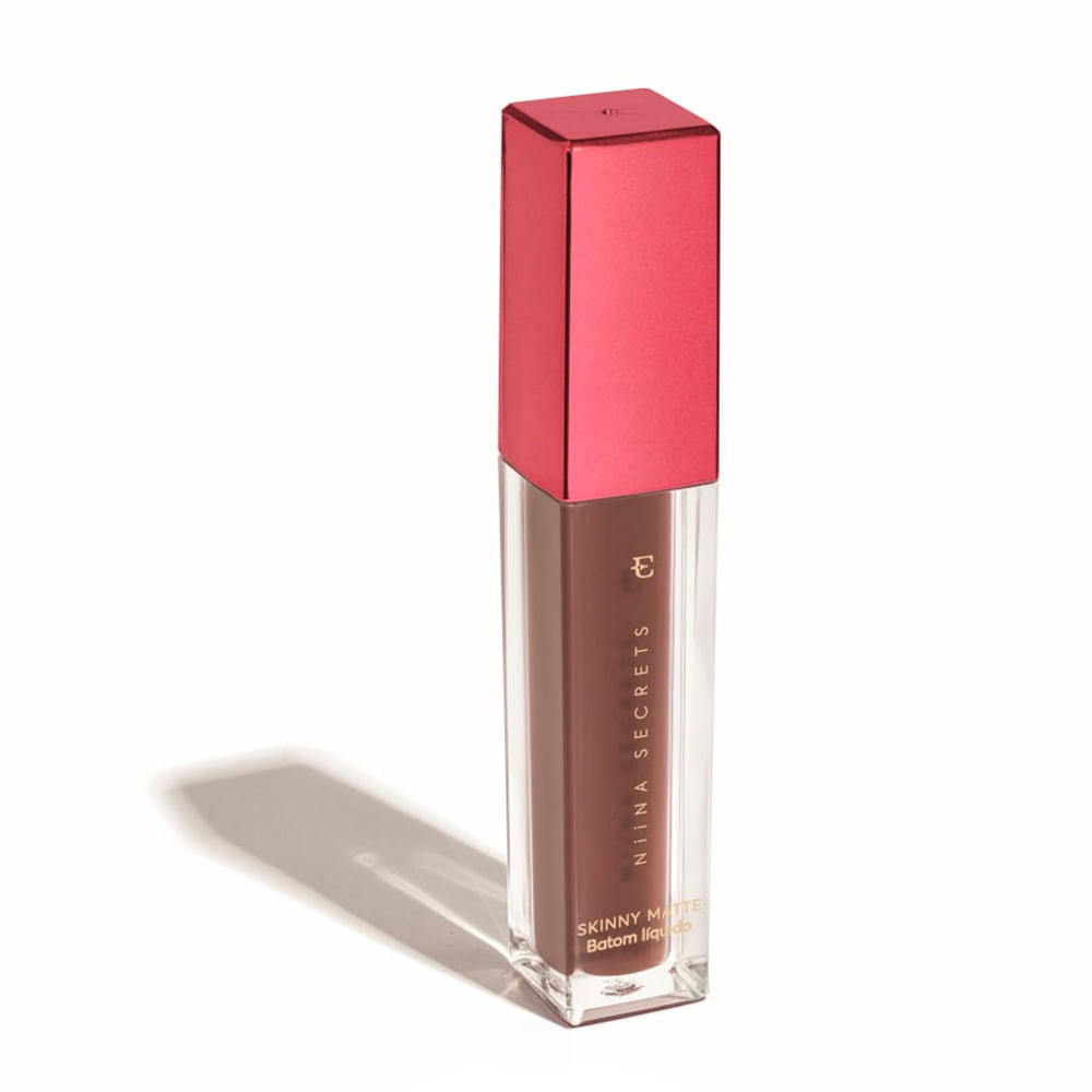 Batom Matte Niina Secrets Skinny Eudora 5ml Cor Rosa Lotus