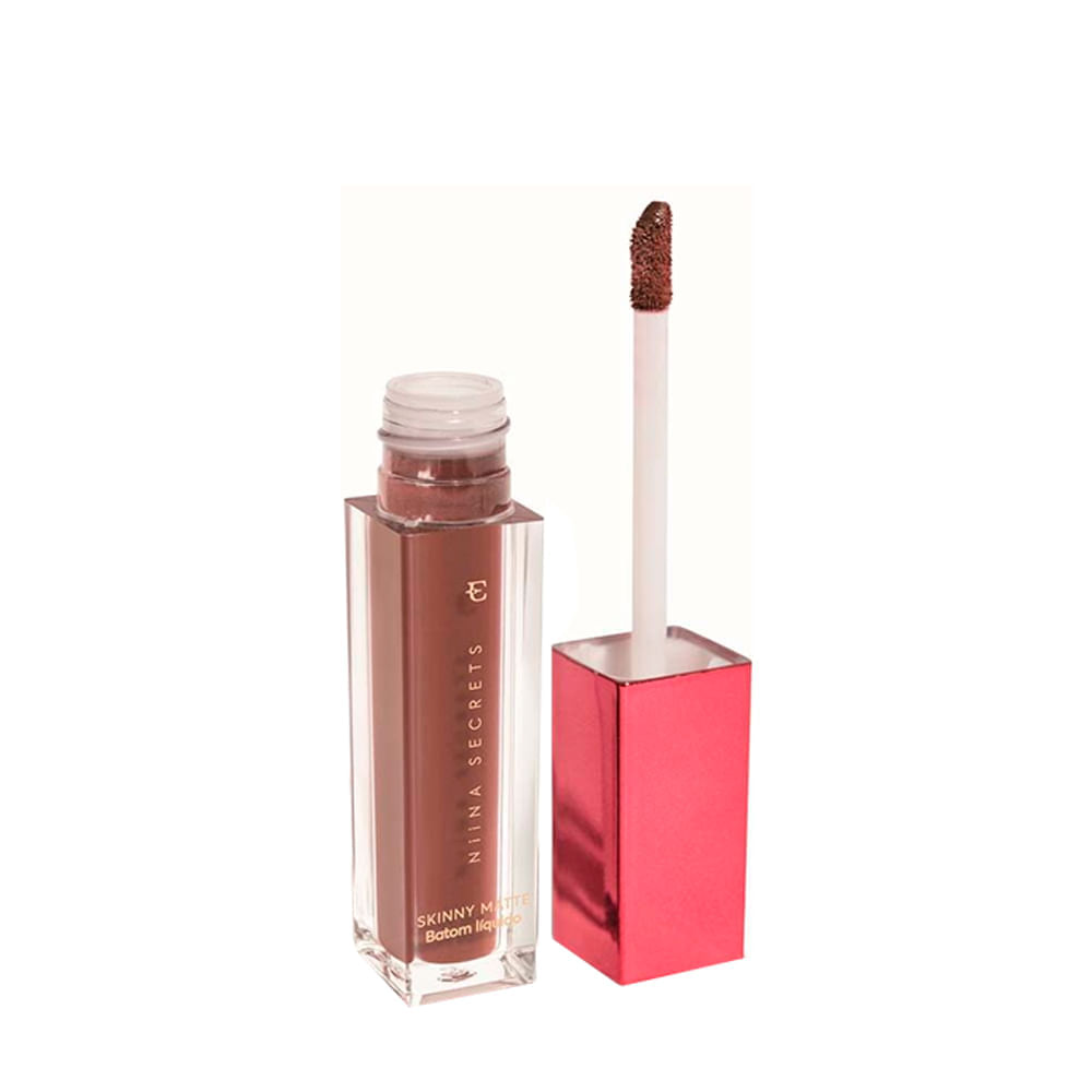 Batom Matte Niina Secrets Skinny Eudora 5ml Cor Rosa Lotus