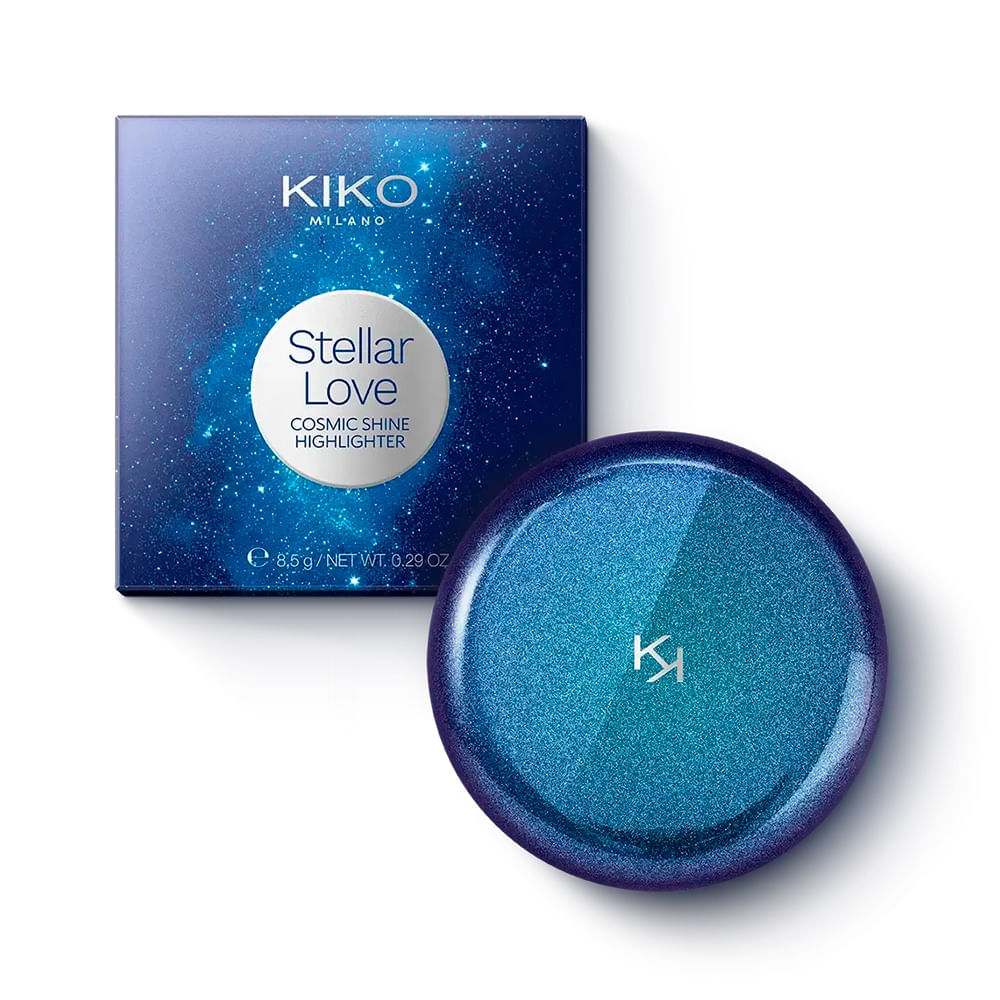 Iluminador Stellar Love Cosmic Shine Highlighter Kiko Milano 8,5g