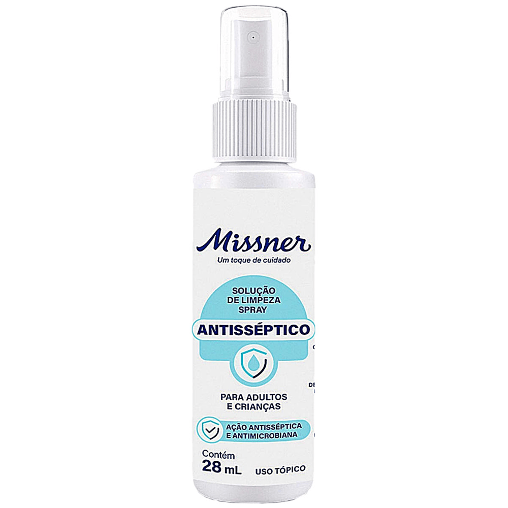 Solução Antisséptica Spray de Limpeza Missner 28ml