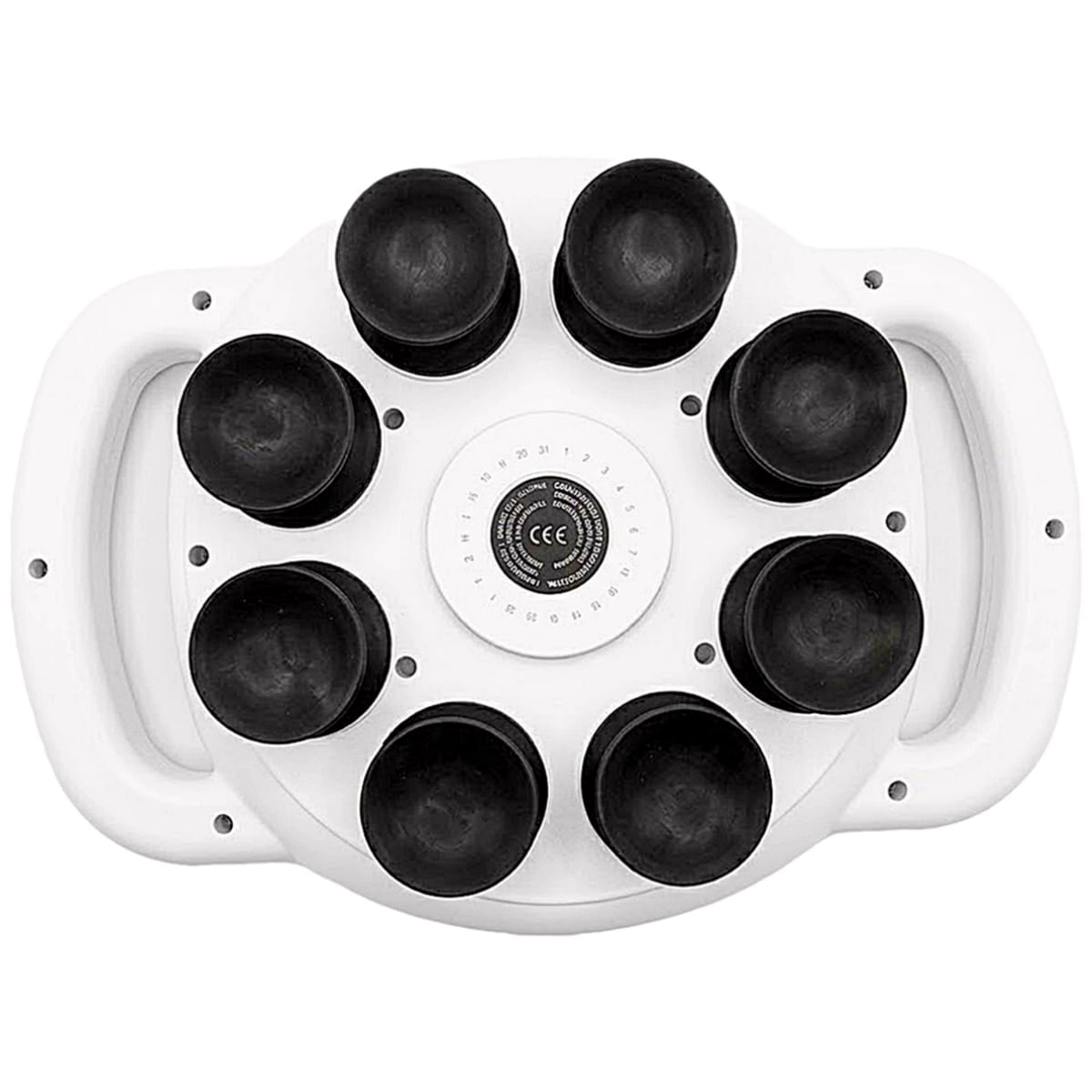 Massageador Circular Massager Recarregável Com 8 Ponteiras Supermedy