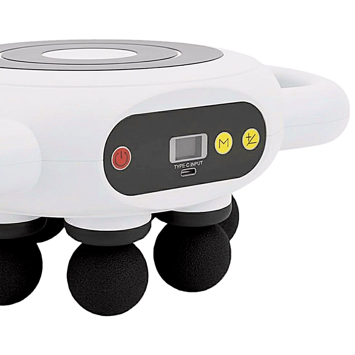 Massageador Circular Massager Recarregável Com 8 Ponteiras Supermedy