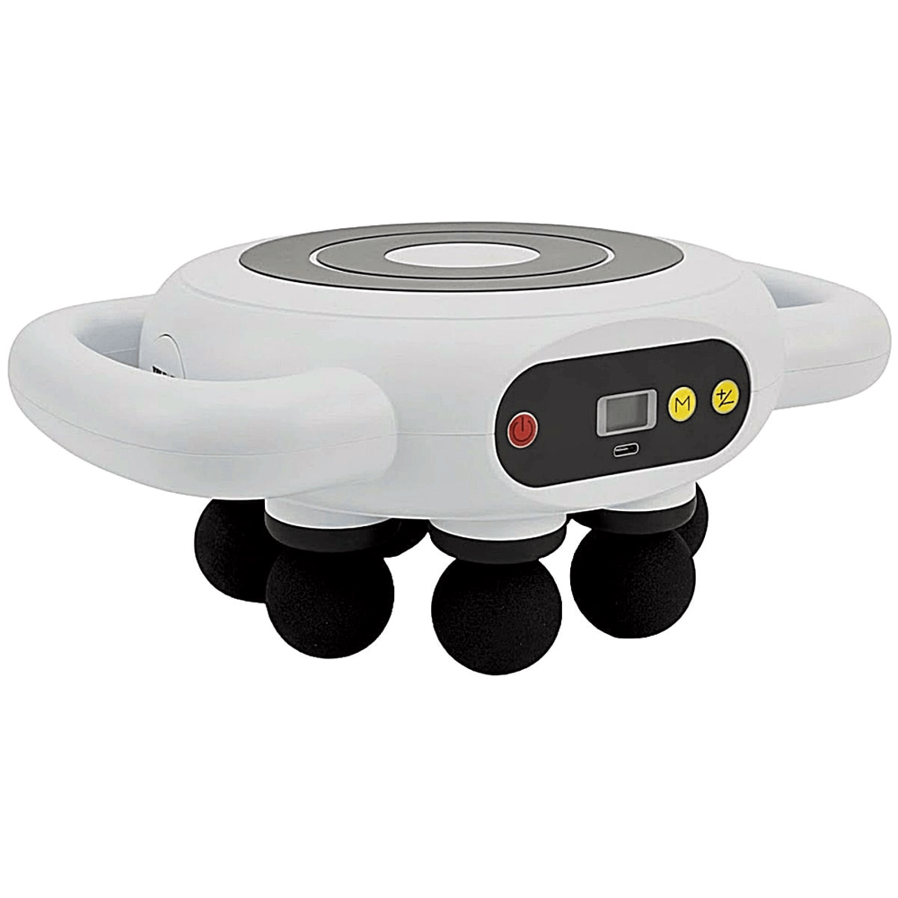 Massageador Circular Massager Recarregável Com 8 Ponteiras Supermedy