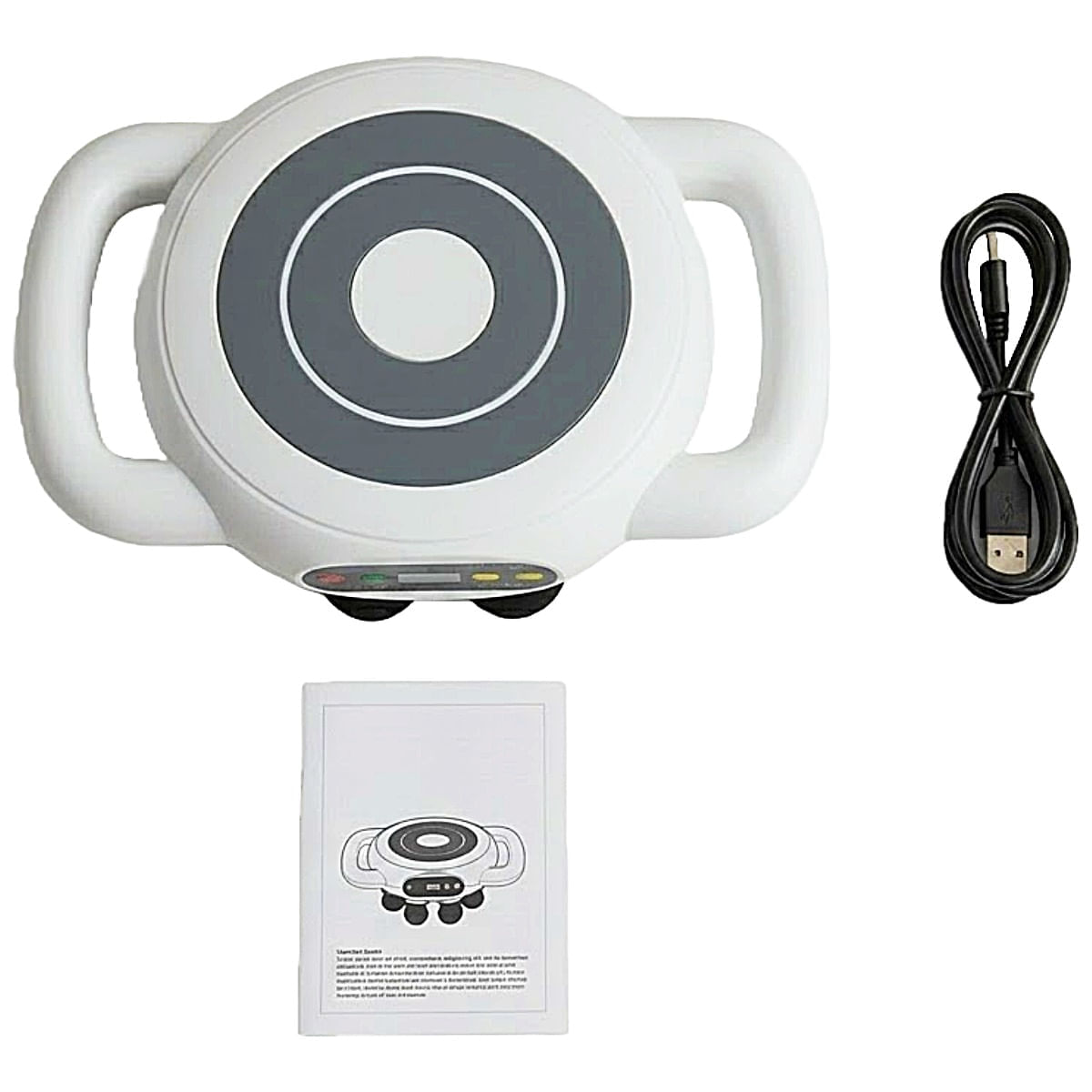 Massageador Circular Massager Recarregável Com 8 Ponteiras Supermedy