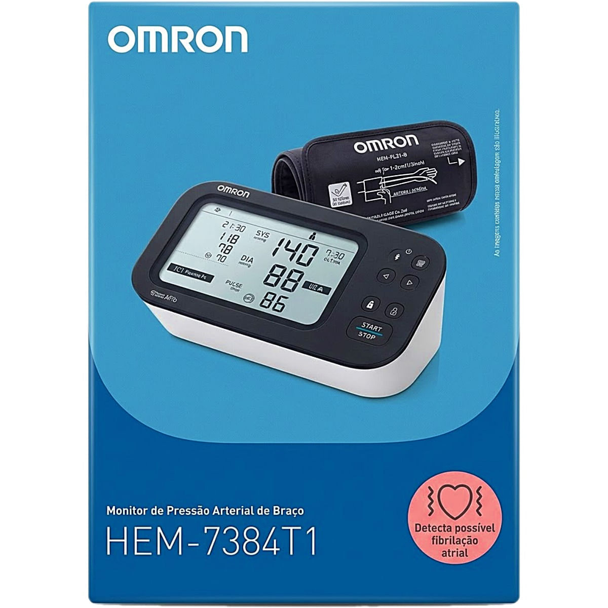 Aparelho de Pressão Digital Com Bluetooth Omron HEM-7384T1