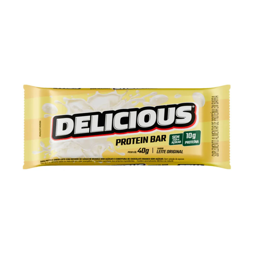 Protein Bar Delicious FTW Leite Original 40g