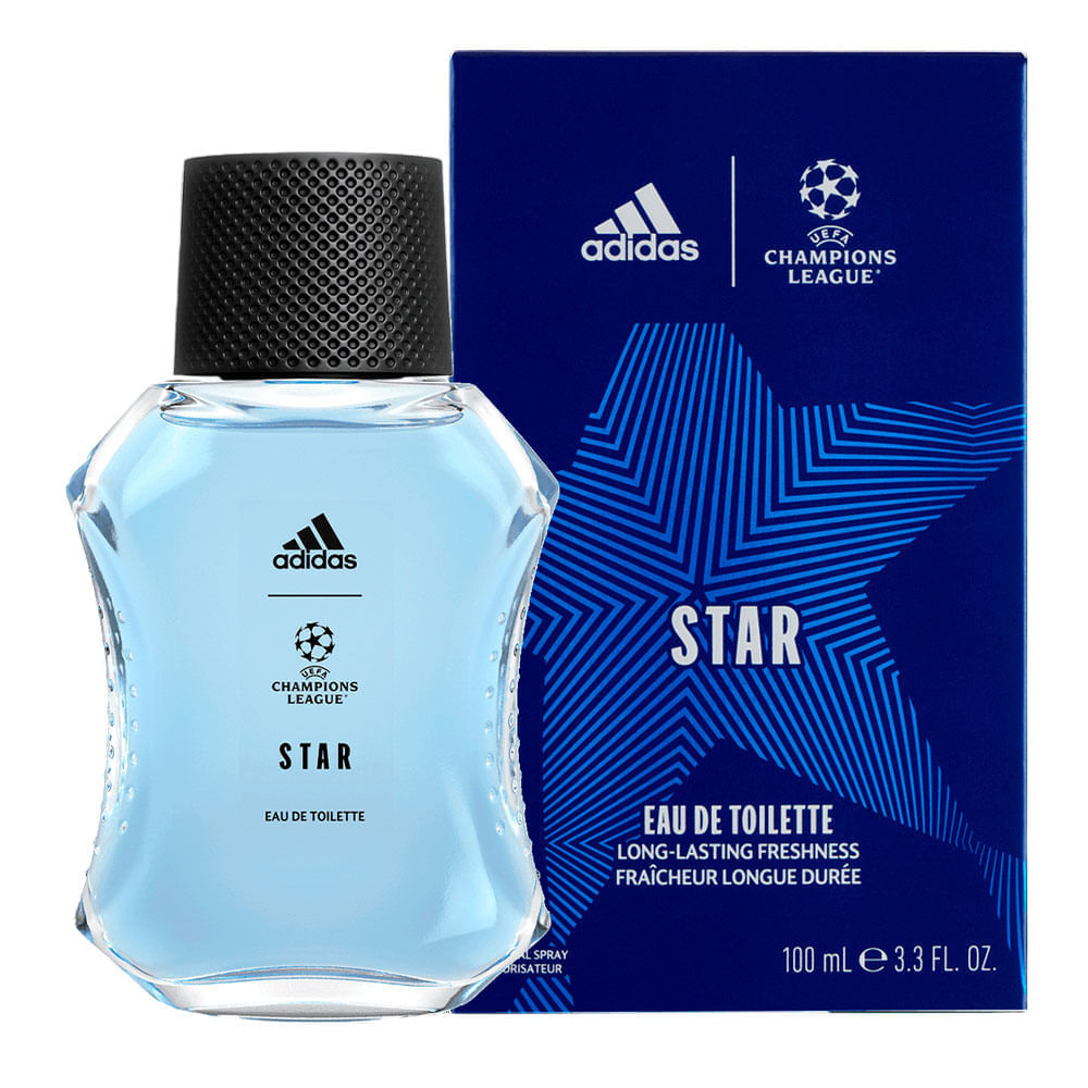 Perfume Masculino Star Champions League Adidas Eau De Toilette 100ml