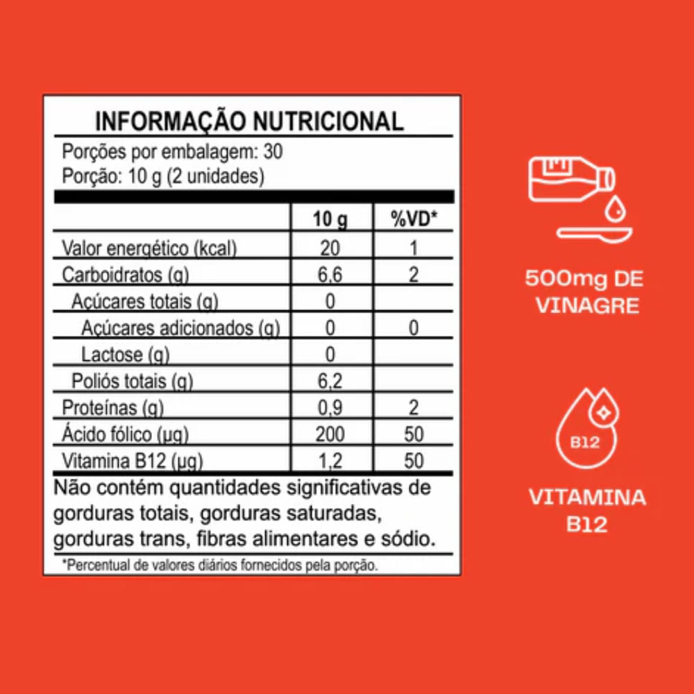 Suplemento Alimentar Vinagre de Maçã Guday 60 Gomas