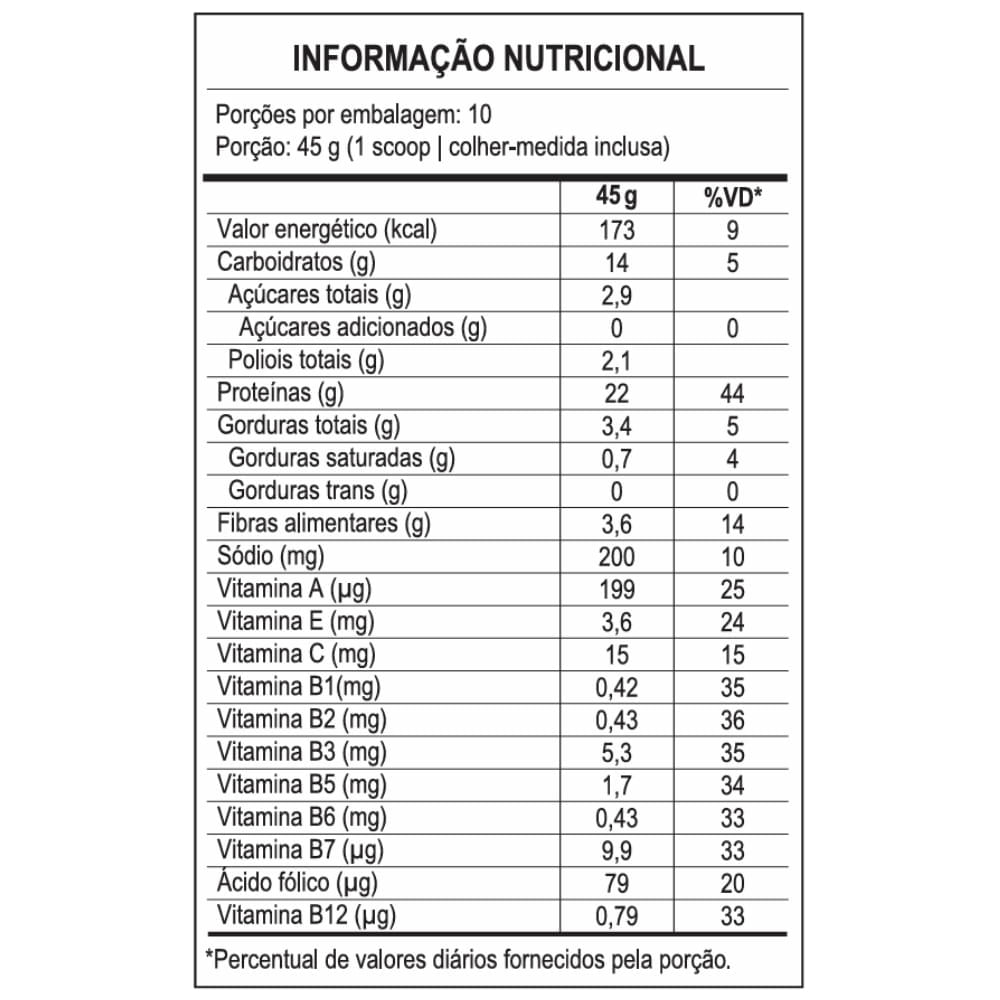 Suplemento Alimentar One Nutrition Puravida Sabor Açaí Com Banana 450g