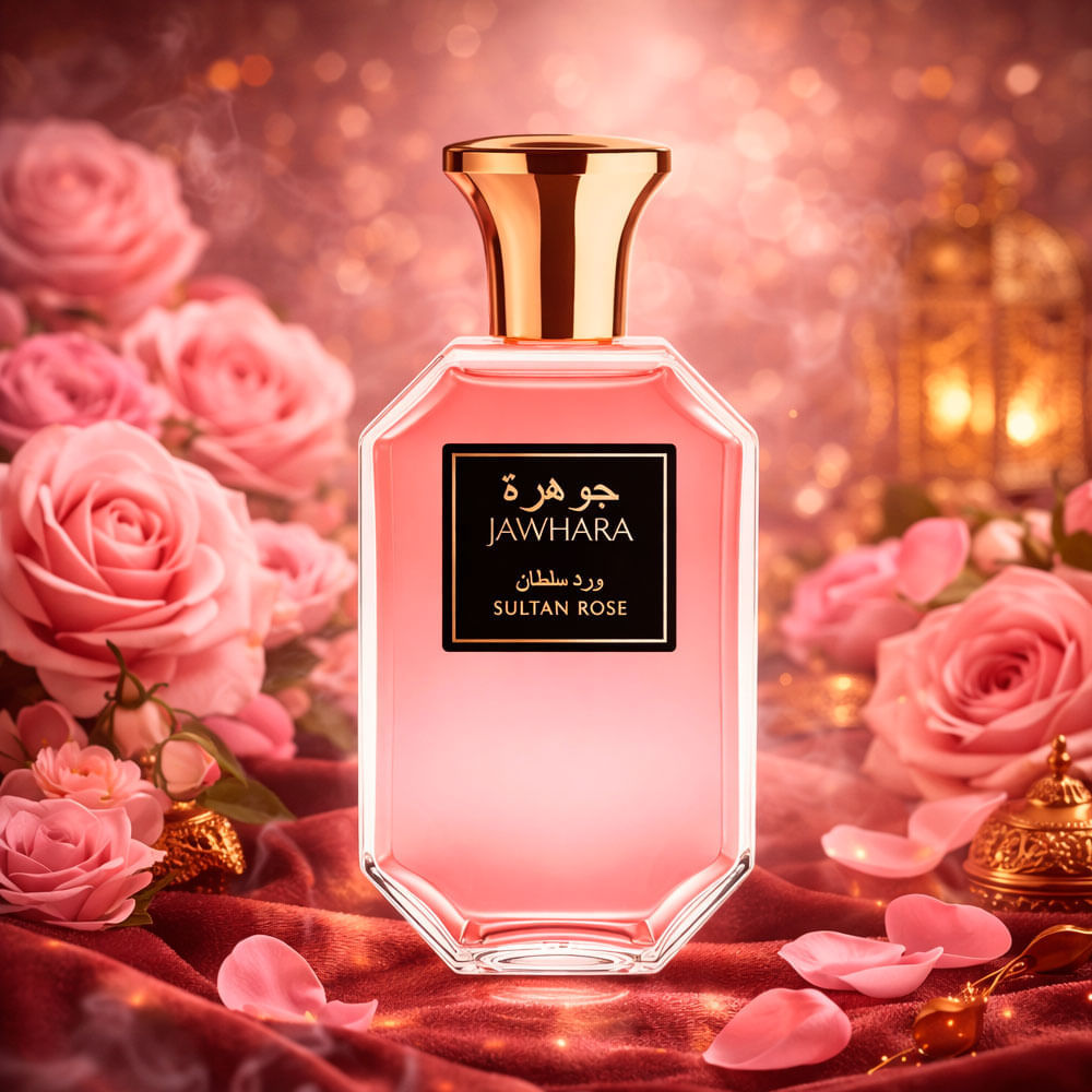 Perfume Unissex Árabe Sultan Rose Eau de Parfum Jawhara 100ml