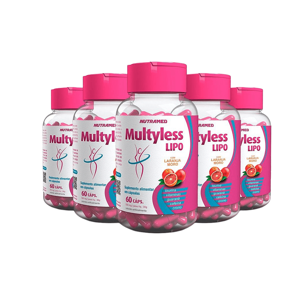Kit 5 Multyless Lipo Nutramed