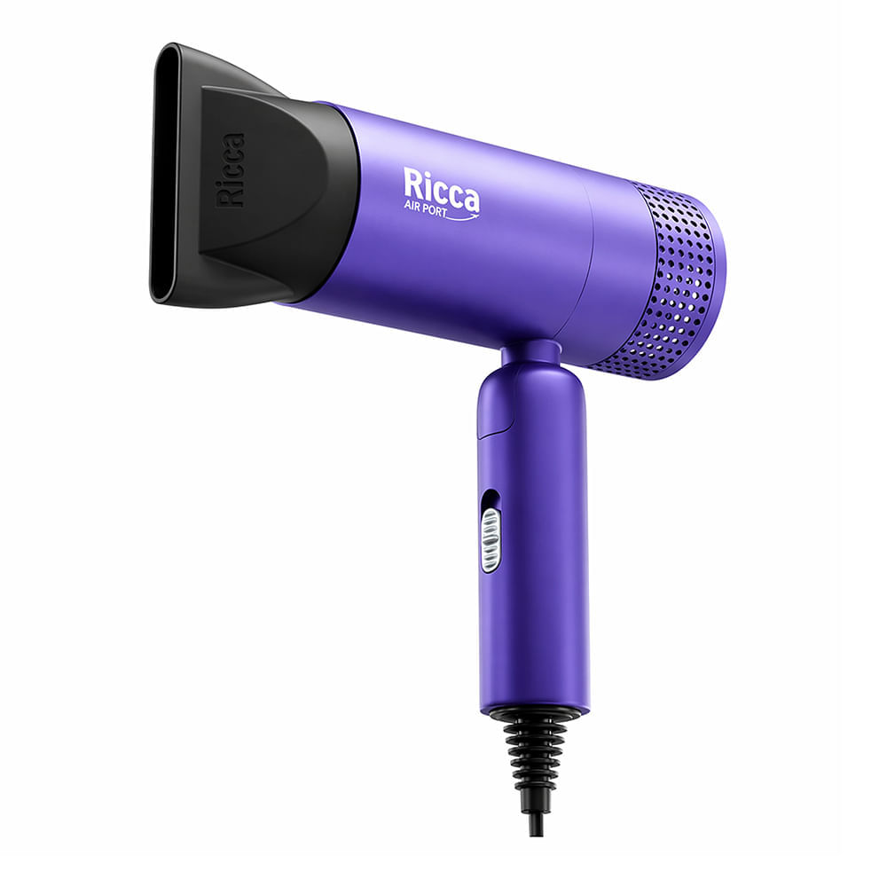 Secador de Cabelo Ricca Airport Portatil 1200w Bivolt