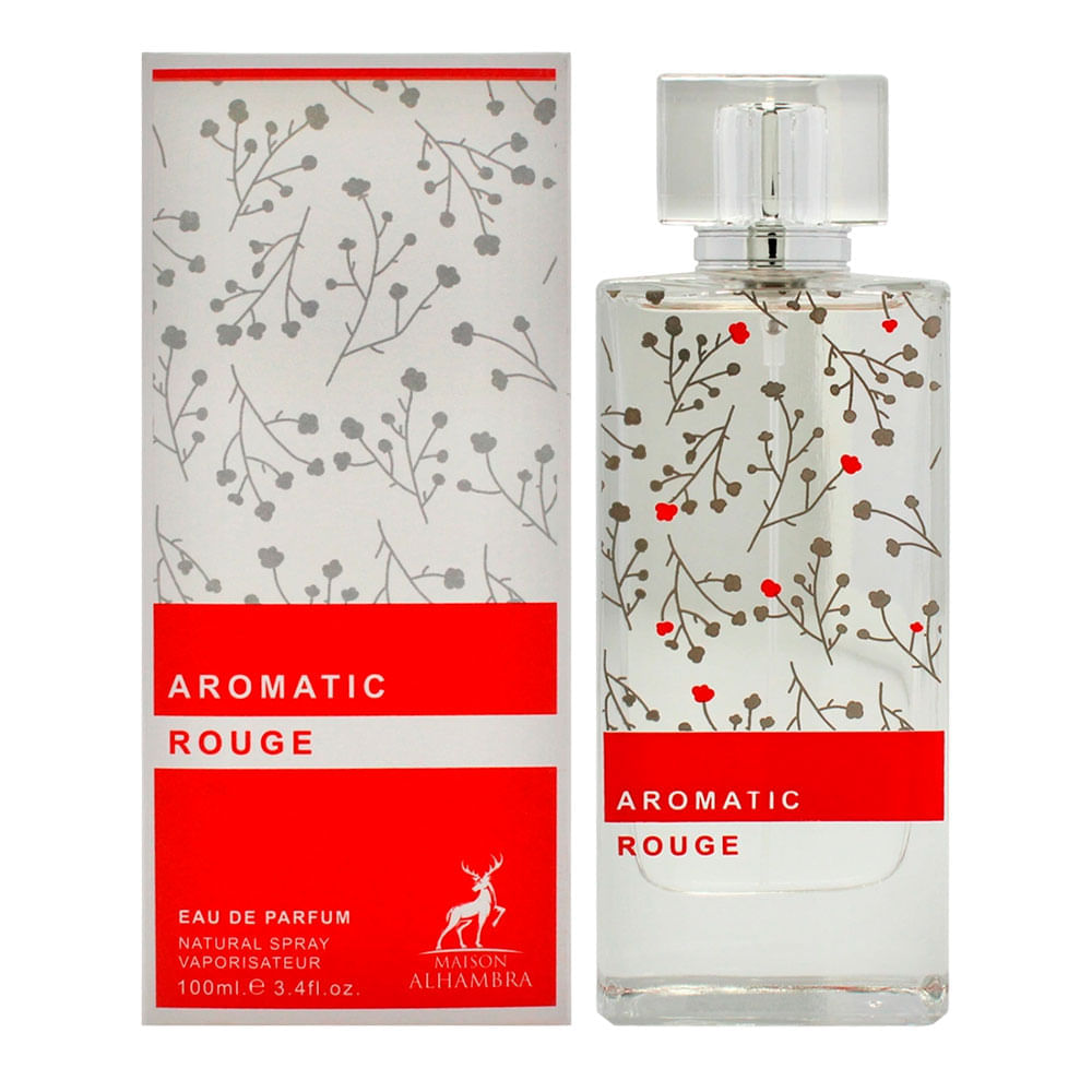 Perfume Feminino Árabe Aromatic Rouge Eau de Parfum Maison Alhambra 100ml