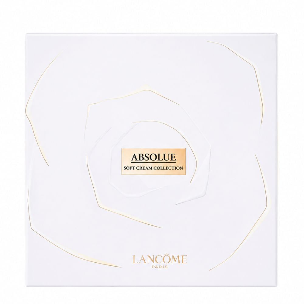 Kit Lancôme Absolue Soft Cream Collection Creme Facial 60ml + 15ml + Creme para Área dos Olhos 5ml + Sérum Facial 5ml