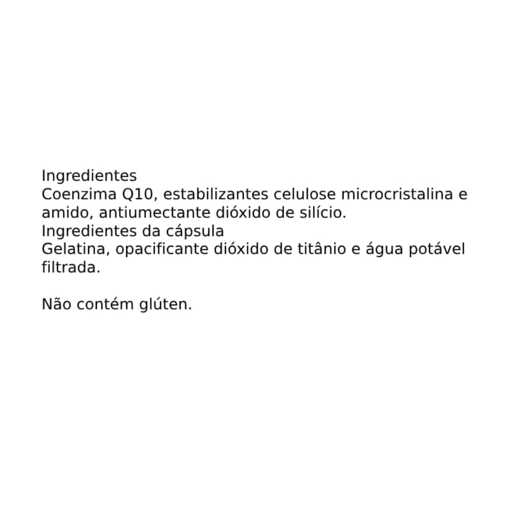 Coenzima Q10 FTW 30 Cápsulas