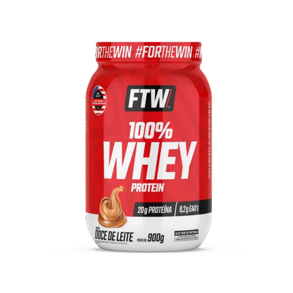 100% Whey Protein FTW Doce de Leite 900g