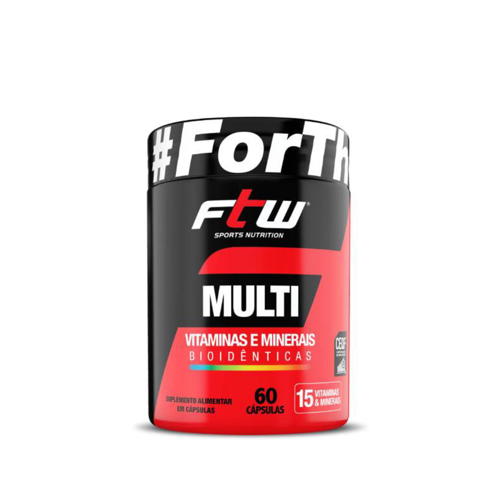 Multi Vitaminas e Minerais FTW 60 Cápsulas