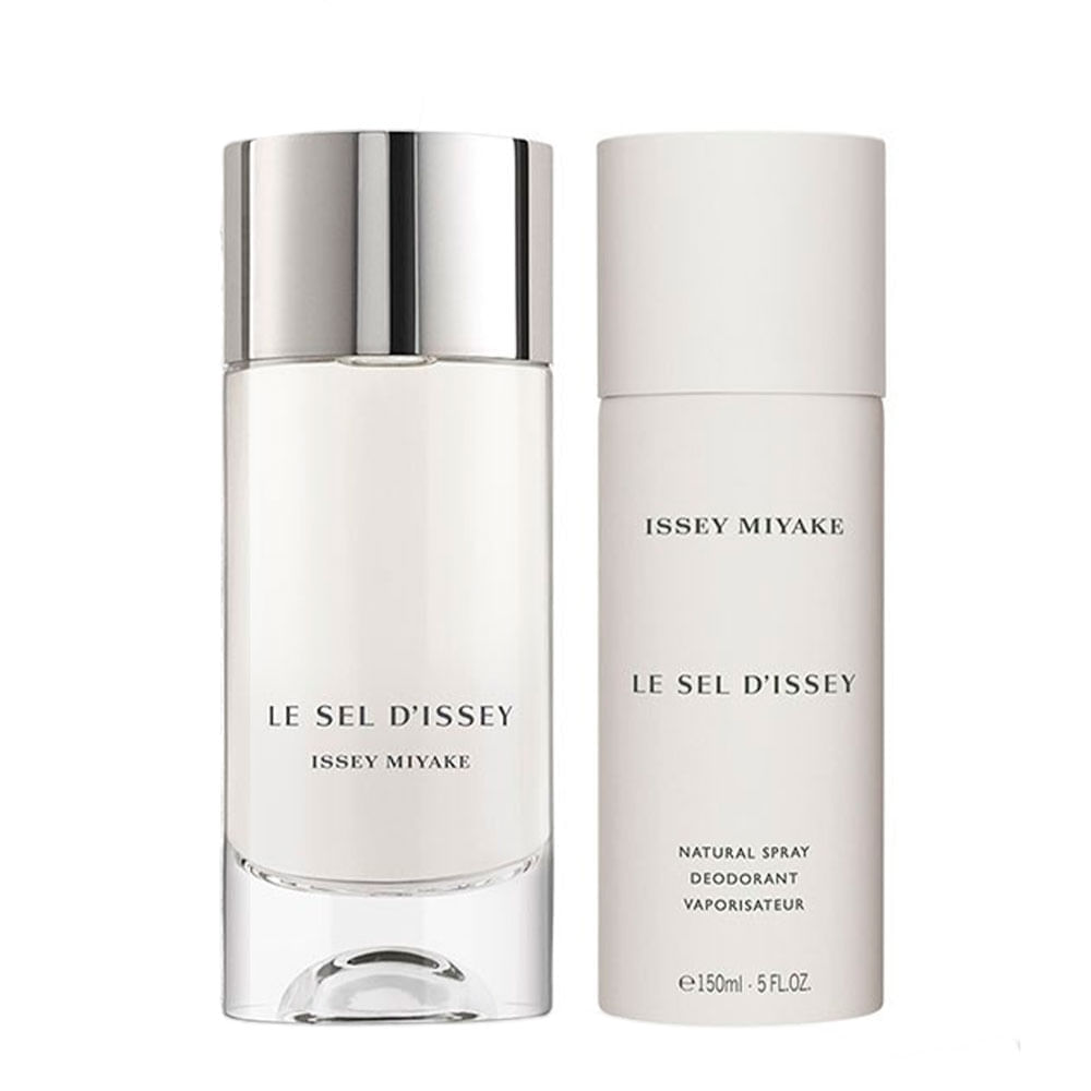 Kit Issey Miyake Le Sel D'Issey Masculino Perfume Eau de Toilette 100ml + Desodorante 150ml
