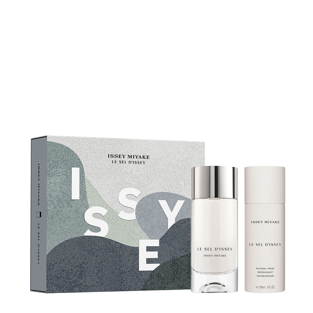 Kit Issey Miyake Le Sel D'Issey Masculino Perfume Eau de Toilette 100ml + Desodorante 150ml