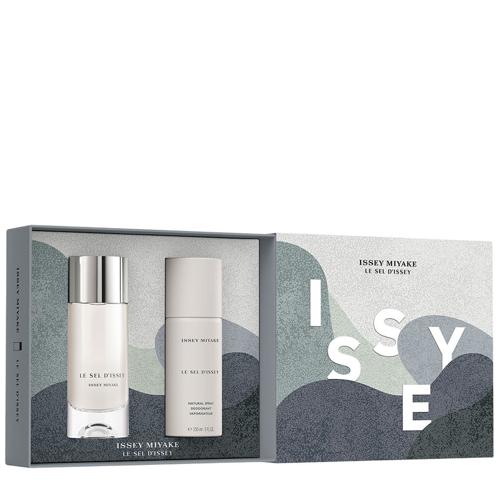Kit Issey Miyake Le Sel D'Issey Masculino Perfume Eau de Toilette 100ml + Desodorante 150ml
