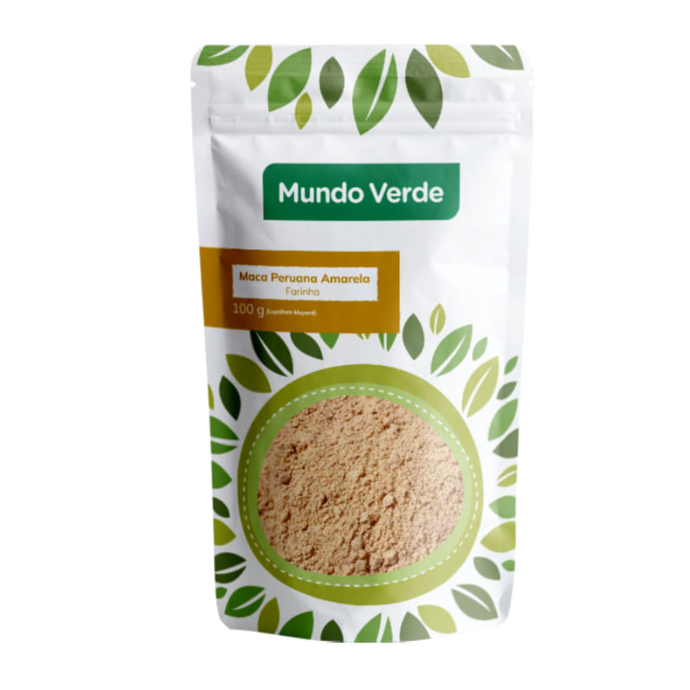 Farinha De Maca Peruana Amarela Mundo Verde 100g