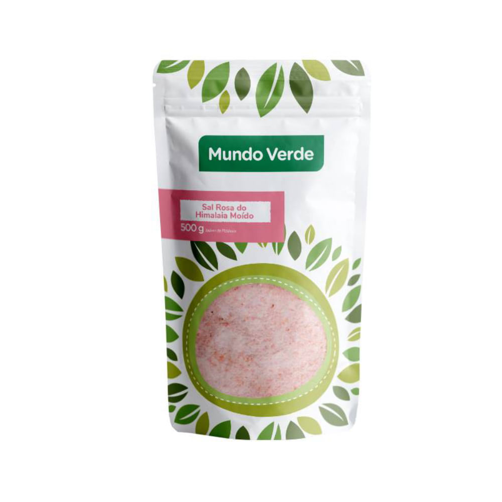 Sal Rosa Do Himalaia Mundo Verde Moído 500g