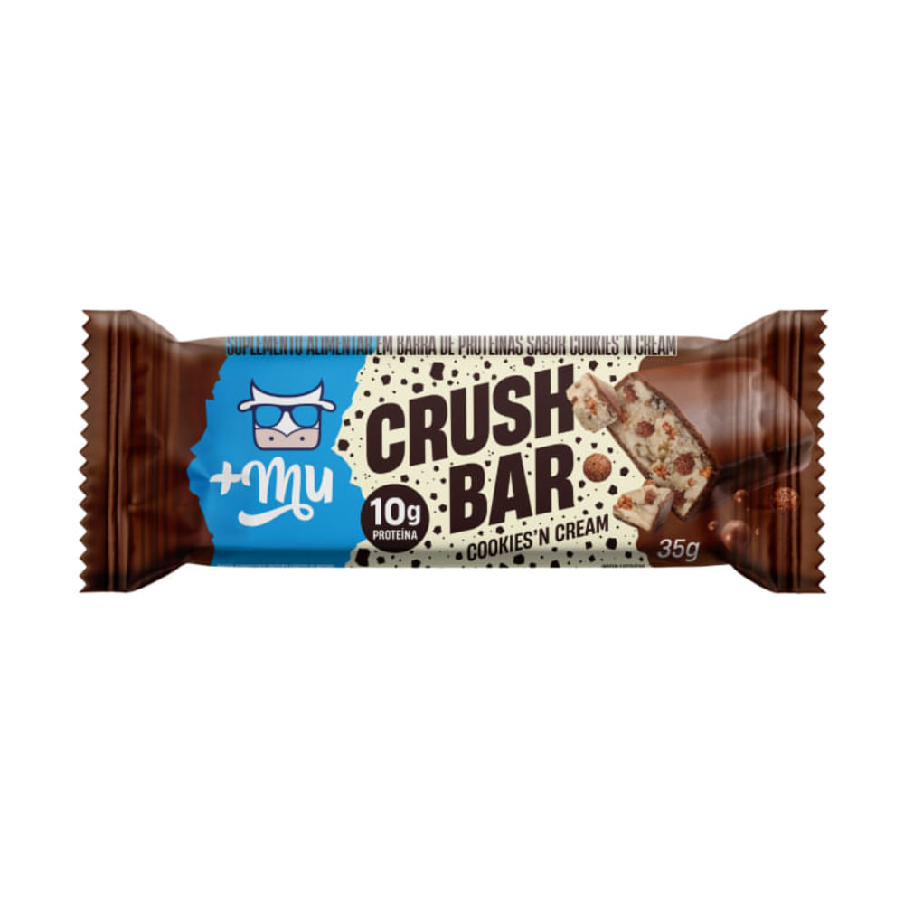 Crush Bar 2.0 Mais Mu Cookies'n Cream 35g