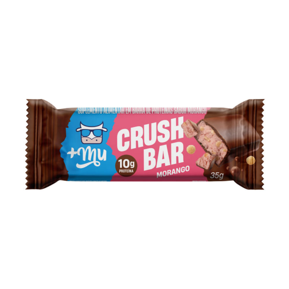 Crush Bar 2.0 Mais Mu Morango 35g