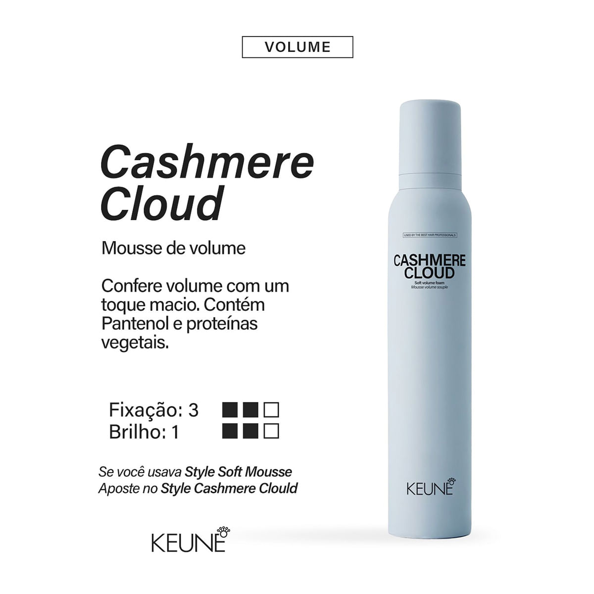 Spray Líquido Cashmere Cloud Keune Style 200ml