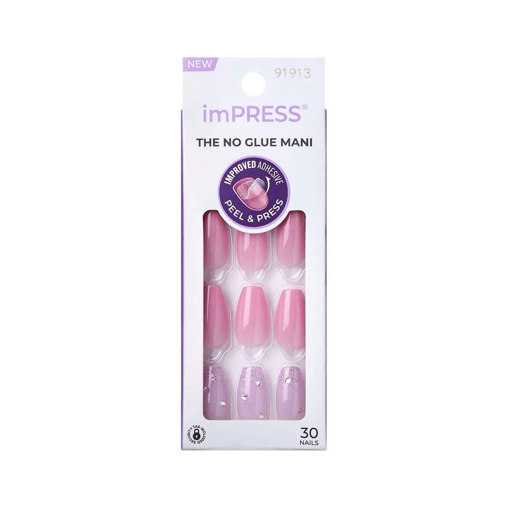 Unhas Postiças Impress Moonlite Kiss New York