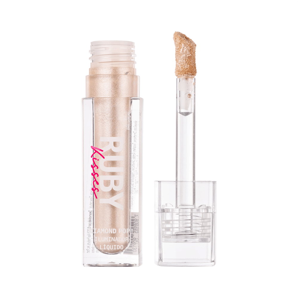 Iluminador Líquido Diamond Pop Ruby Kisses Cor Silver