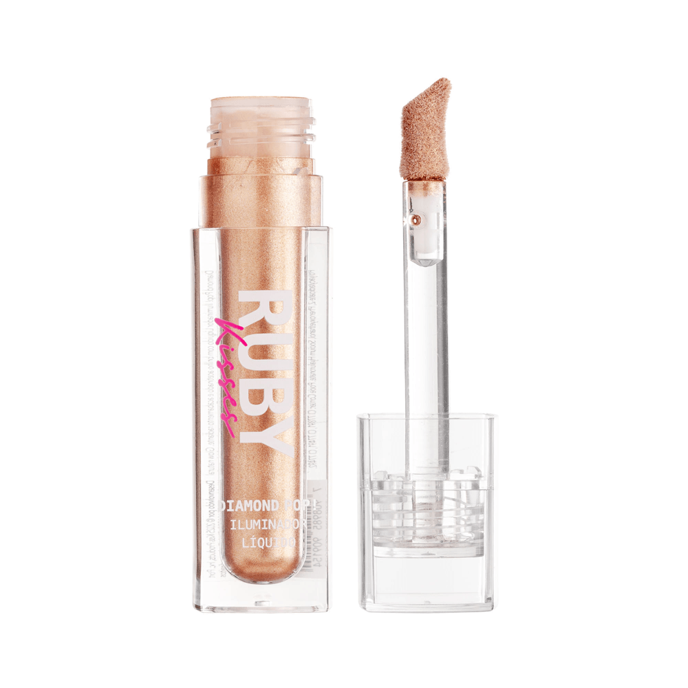 Iluminador Líquido Diamond Pop Ruby Kisses Cor Golden