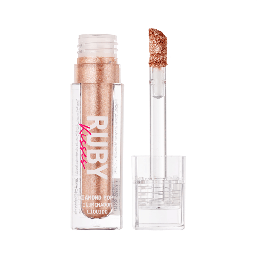 Iluminador Líquido Diamond Pop Ruby Kisses Cor Rosê