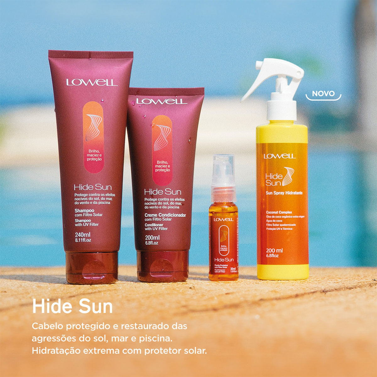 Spray Hidradante Hide Sun Coconut Complex Lowell 200ml