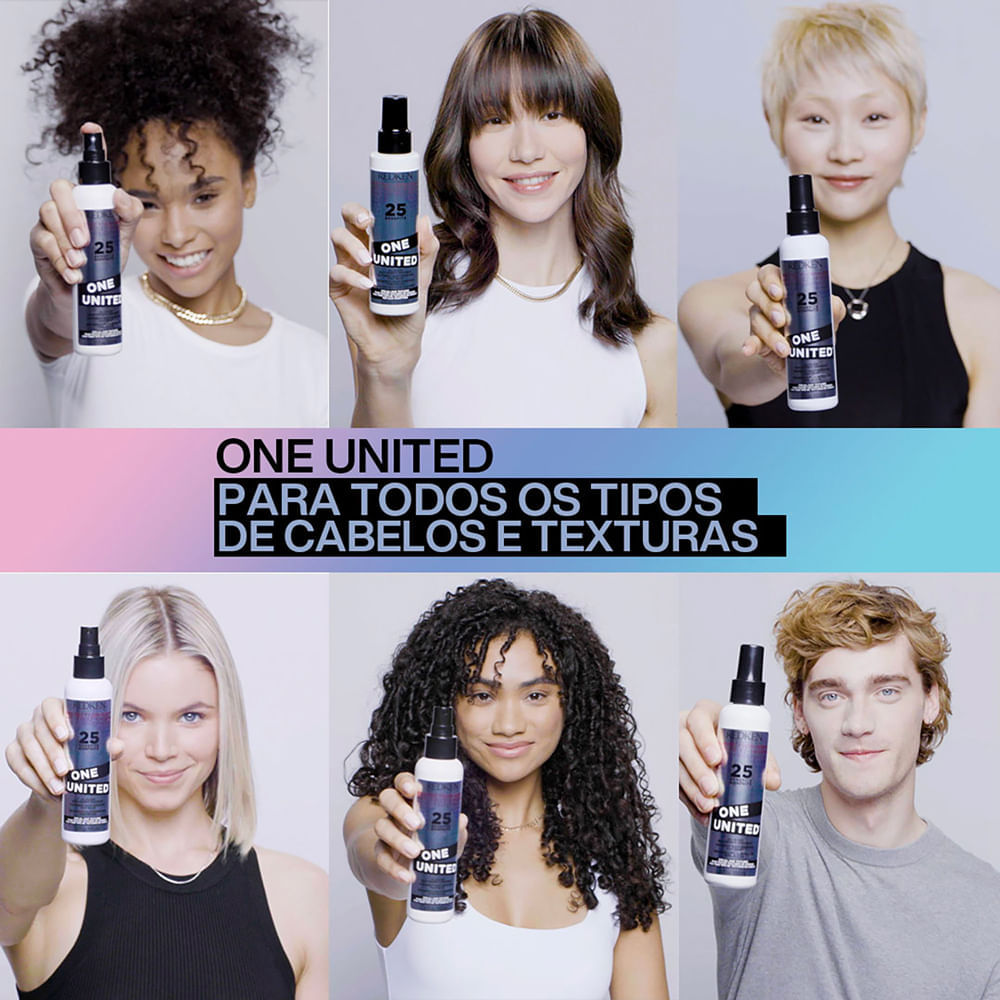 Leave-In Spray One United Protetor Térmico Antifrizz Redken 400ml