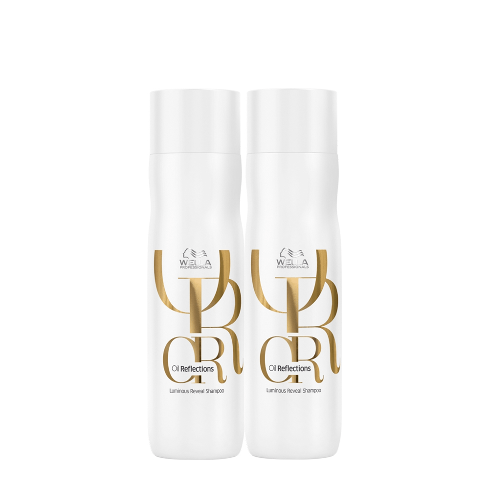 Kit Shampoo Oil Reflections Wella Professionals 250ml 2 Unidades