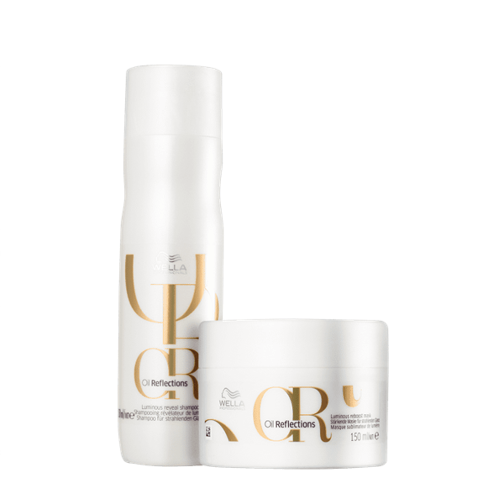 Kit Oil Reflections Wella Professionals Shampoo 250ml + Máscara 150ml