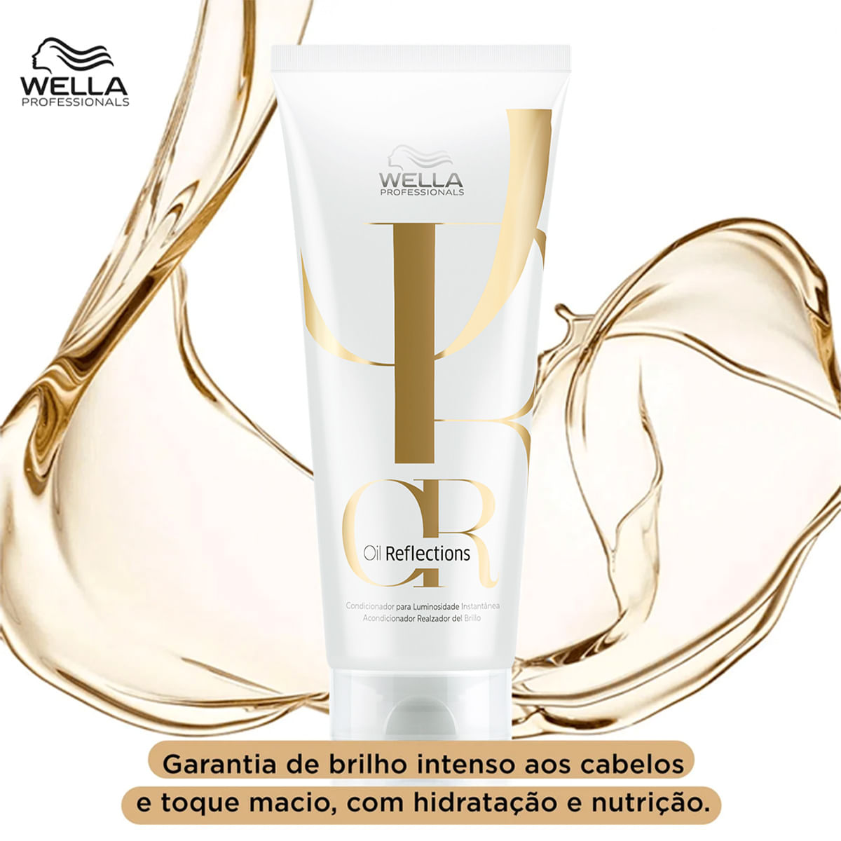 Kit Oil Reflections Wella Professionals Shampoo 250ml + Condicionador 200ml + Máscara 150ml