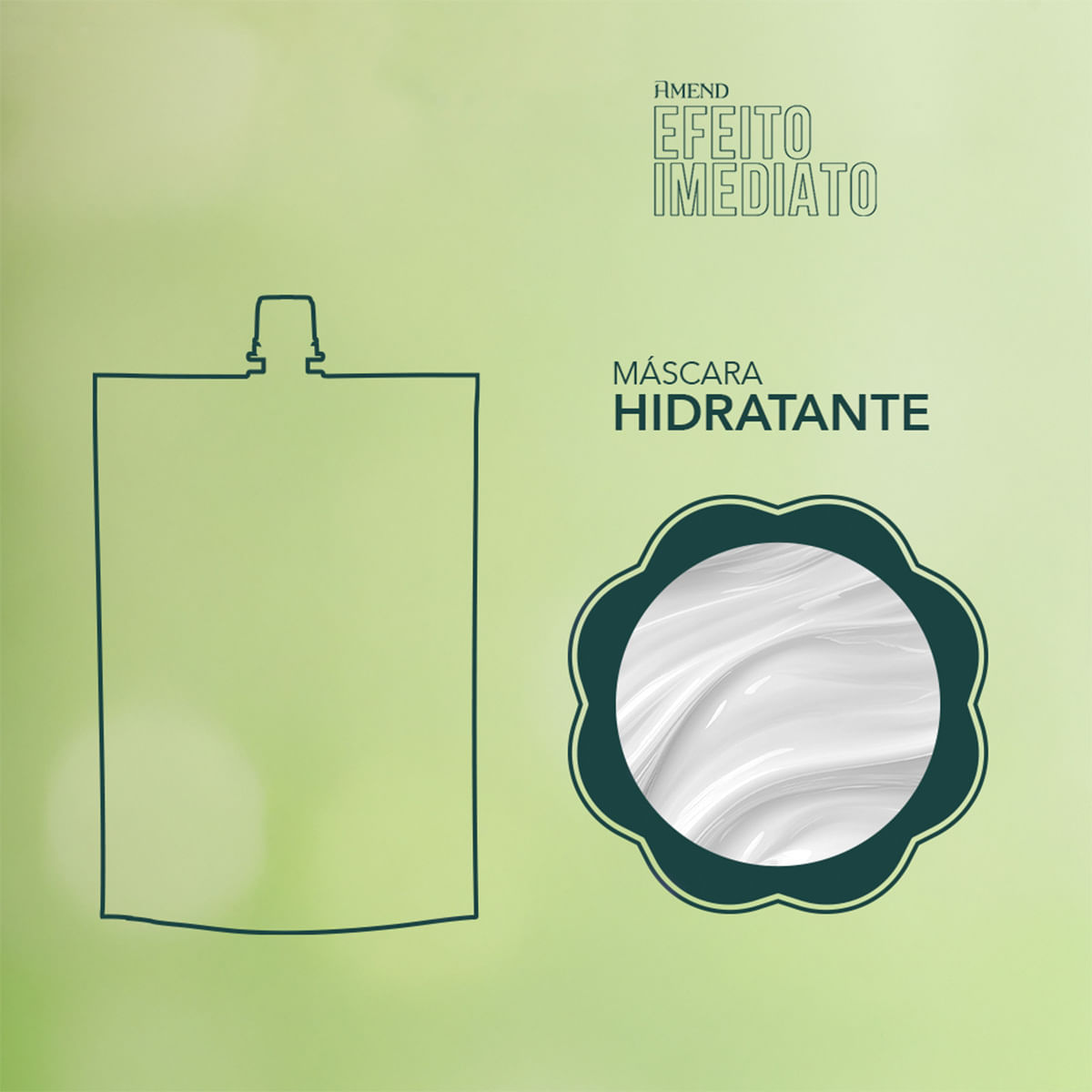 Máscara Capilar Efeito Imediato Hidrata Amend 100g