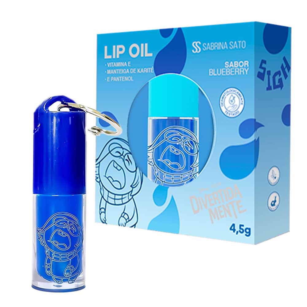 Lip Oil Divertidamente Cia Beauty Cor Tristeza