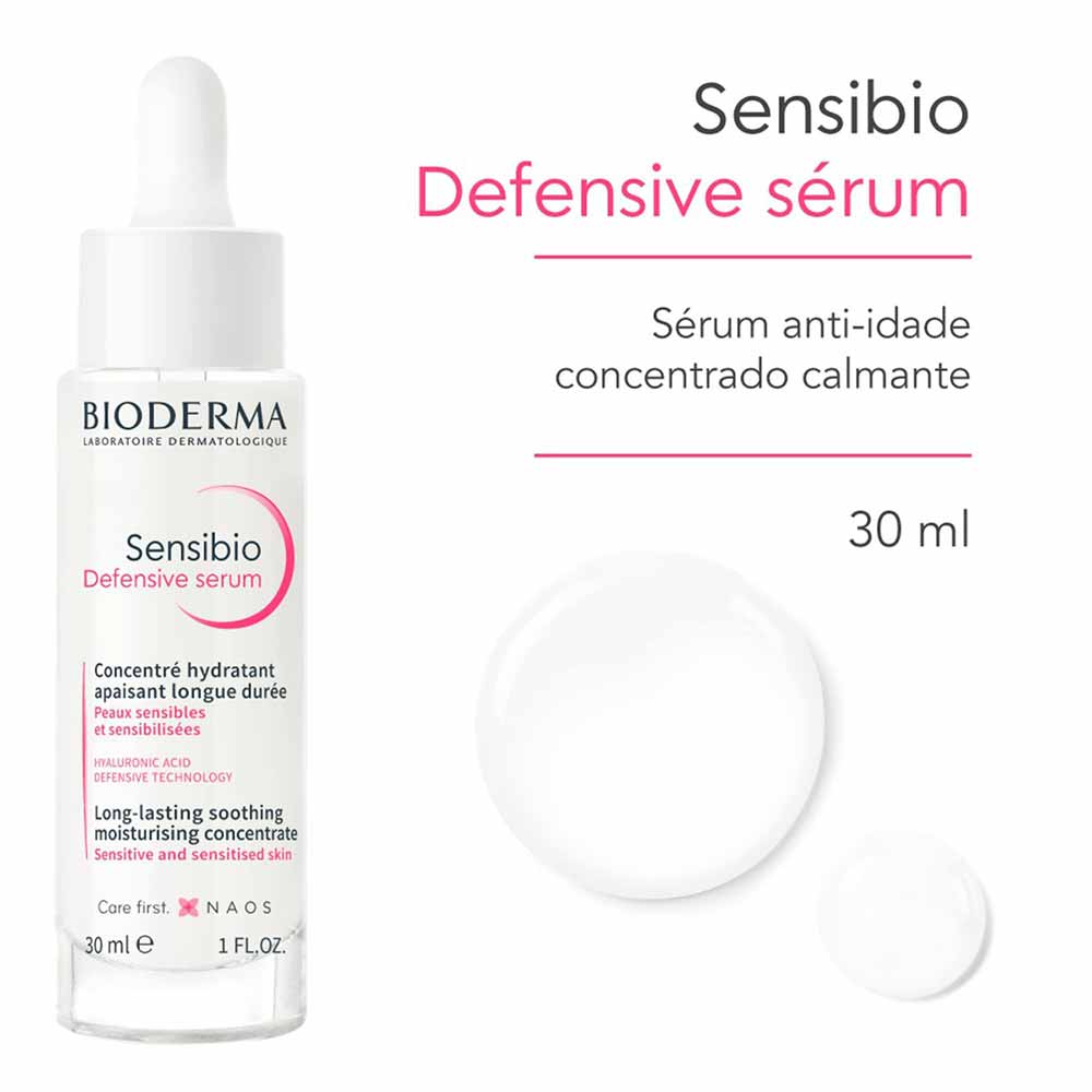 Sérum Anti-idade Concentrado Calmante Sensibio Defensive Bioderma 30ml