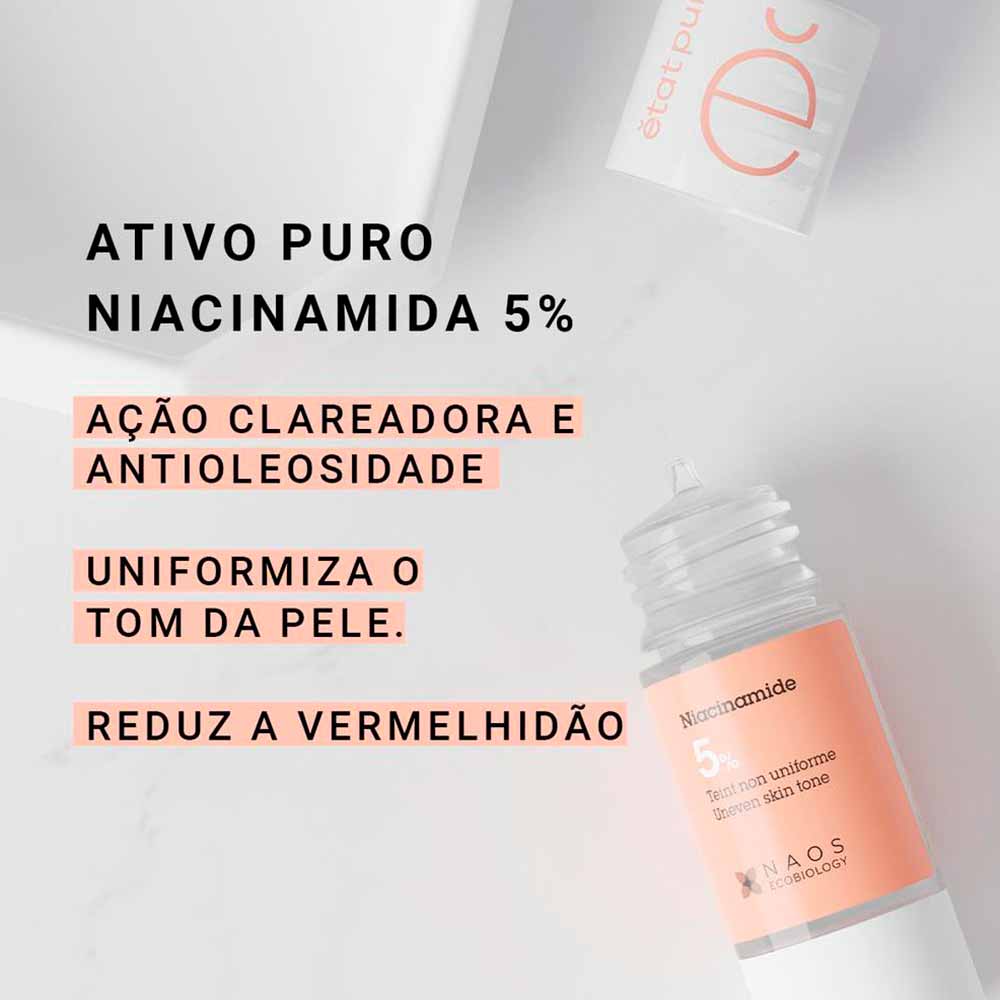 Sérum Facial Clareador de Manchas Niacinamida Etat Pur Pure Actives 15ml