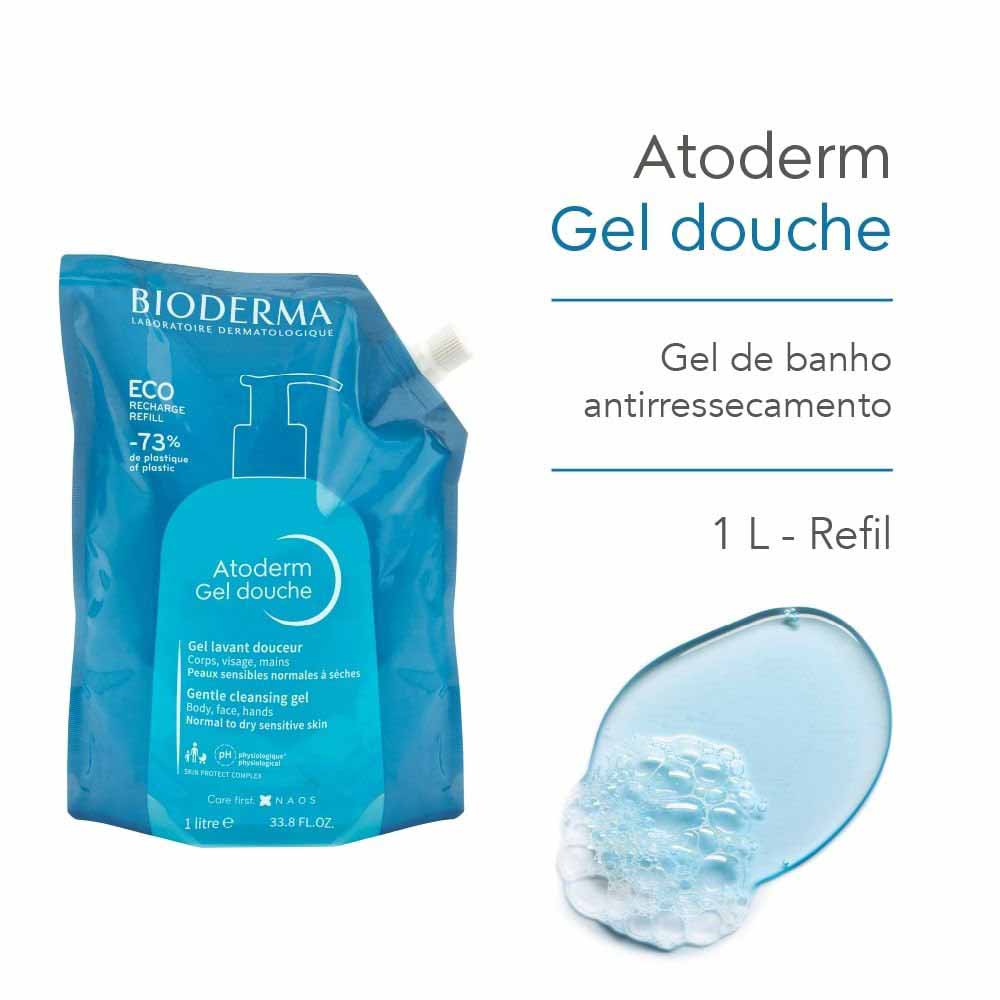Gel de Banho Bioderma Atoderm Refil Gel Douche 1L