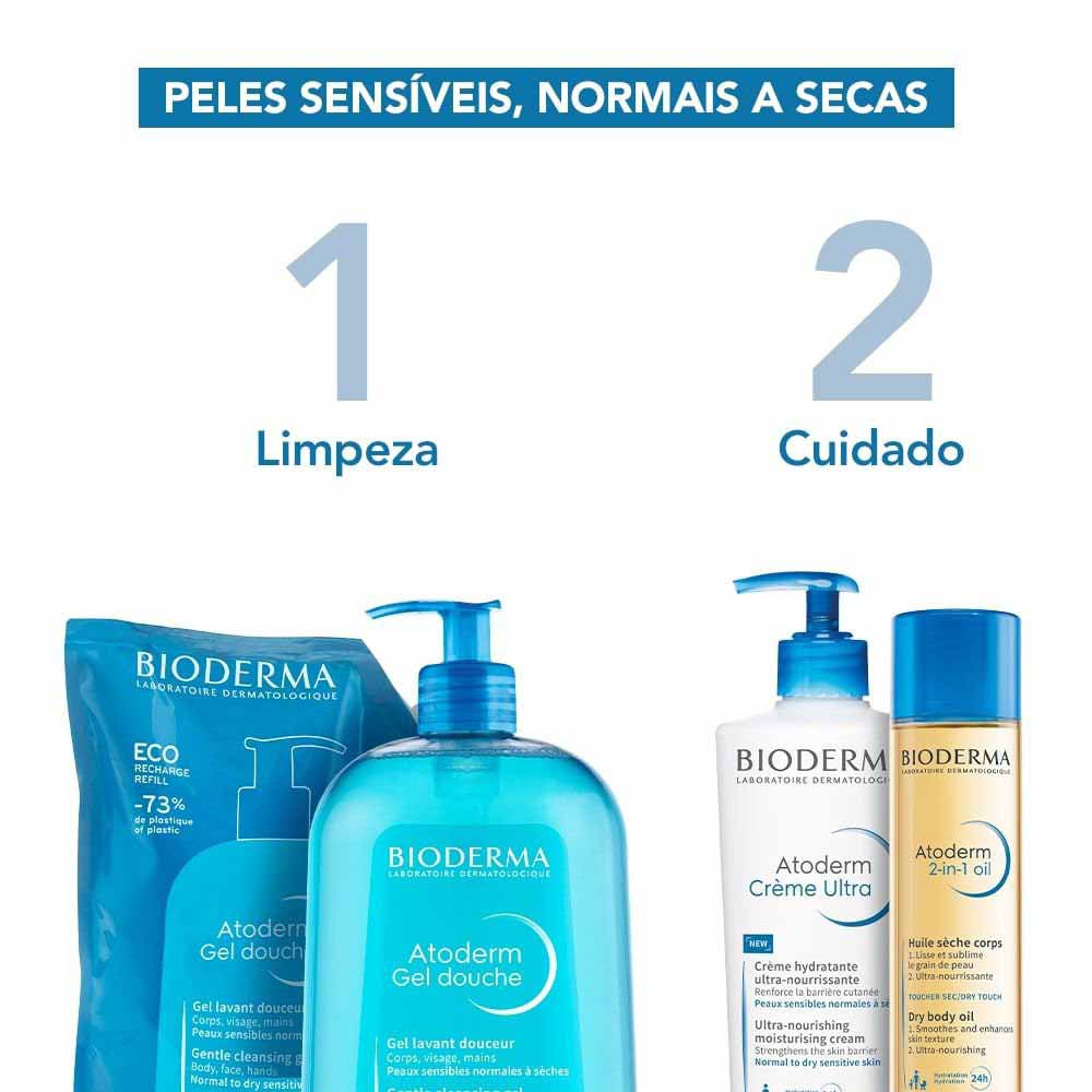 Gel de Banho Bioderma Atoderm Refil Gel Douche 1L