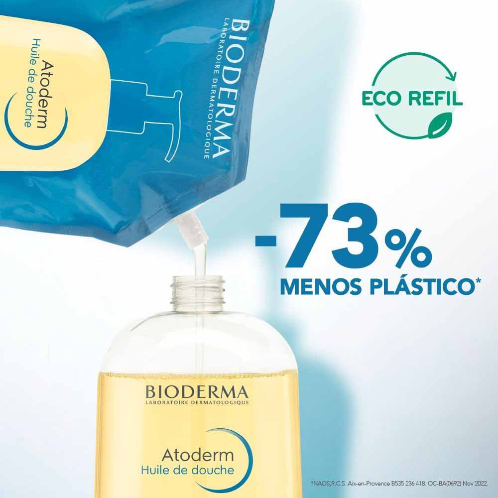 Refil Óleo de Banho Hidratante Atoderm Huile de Douche Bioderma 1L