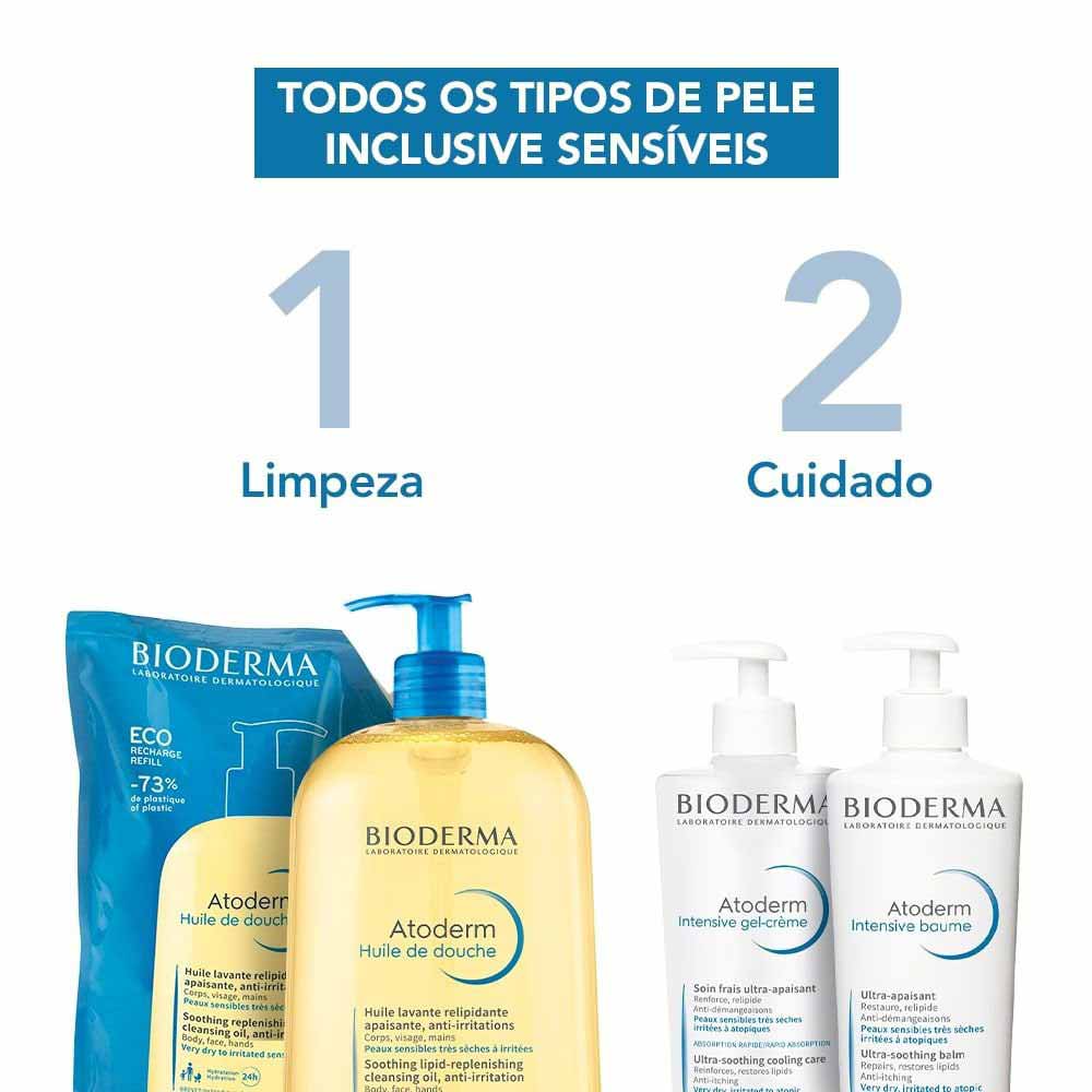 Refil Óleo de Banho Hidratante Atoderm Huile de Douche Bioderma 1L