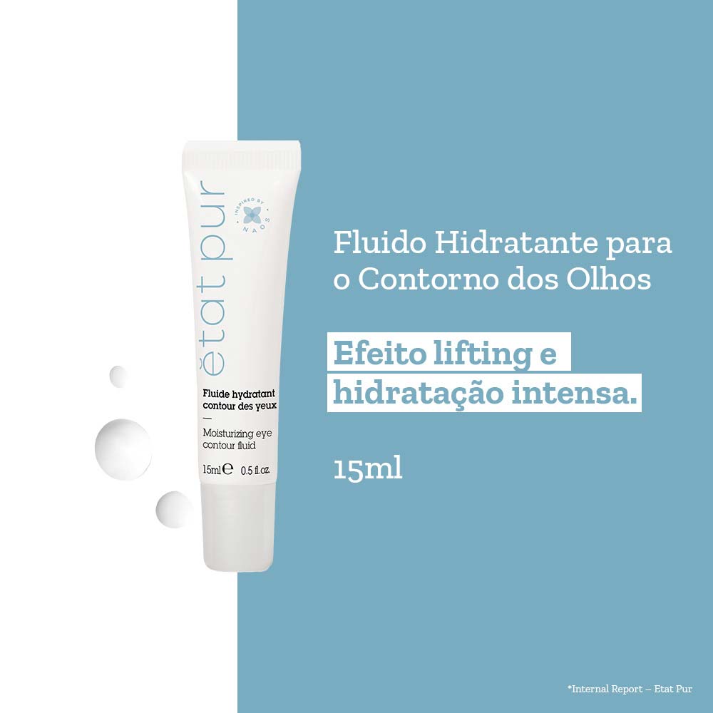 Fluído Hidratante para o Contorno dos Olhos Etat Pur Pure Skin Care 15ml
