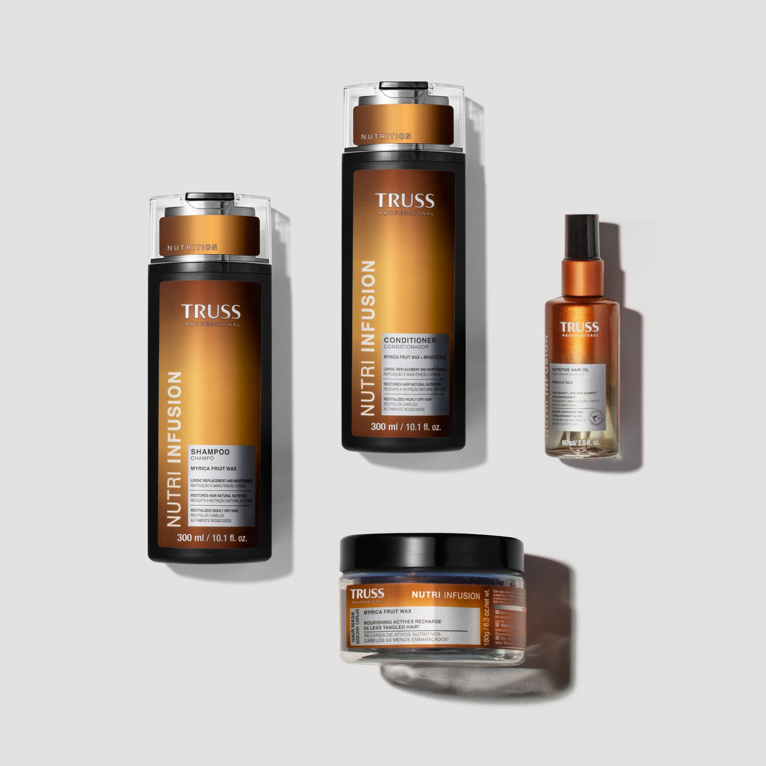 Kit Nutri Infusion Duo Truss Shampoo 300ml + Condicionador 300ml