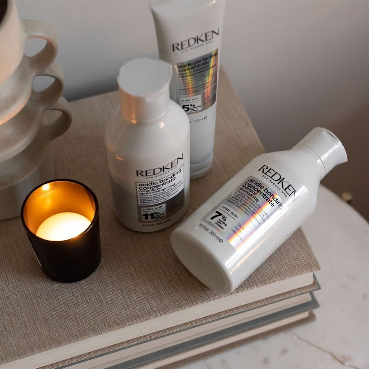 Kit Acidic Bonding Concentrate Redken Shampoo 300ml + Condicionador 300ml
