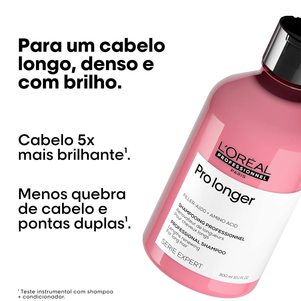 Kit Refil Shampoo Pro Longer L'Oréal Professionnel 240ml 2 Unidades